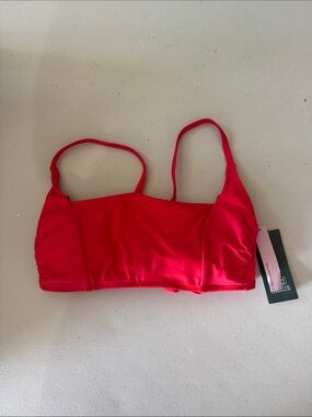 wild fable Red Bikini Top with Thin Straps